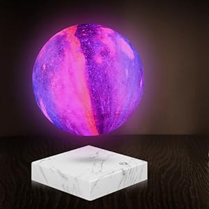 Levitating moon light, Magnetic moon lamp, levitating moon lamp 16 colors, moon night light